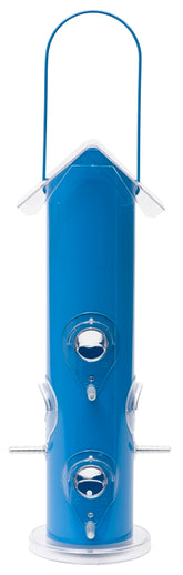 Perky-Pet 391 Wild Bird Feeder, 13-1/4 in H, 1 lb, Metal, Blue, Powder-Coated, Hanging Mounting